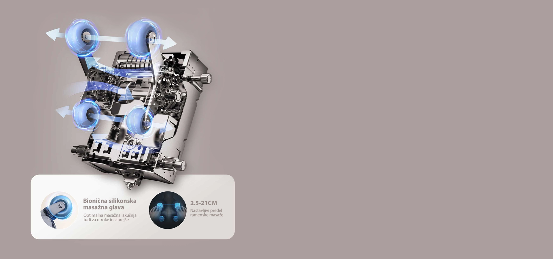 2D PAMETNI MASAŽNI MEHANIZEM